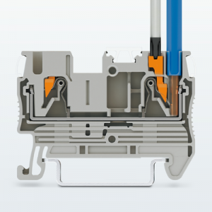 Conexión push-in: pulsador de accionamiento