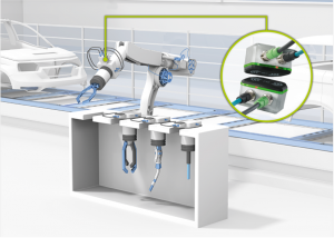 Cambio de herramienta en los robots industriales