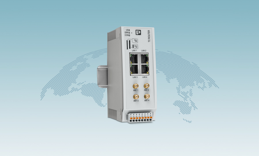 Potente router 5G para aplicaciones industriales
