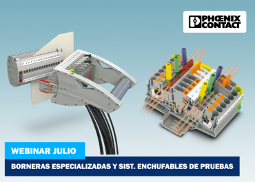 Webinar Phoenix Contact | Borneras especializadas y sistemas enchufables de prueba