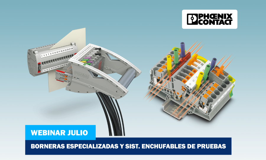 Borneras especializadas y sistemas enchufables de prueba para Tableros de Energía